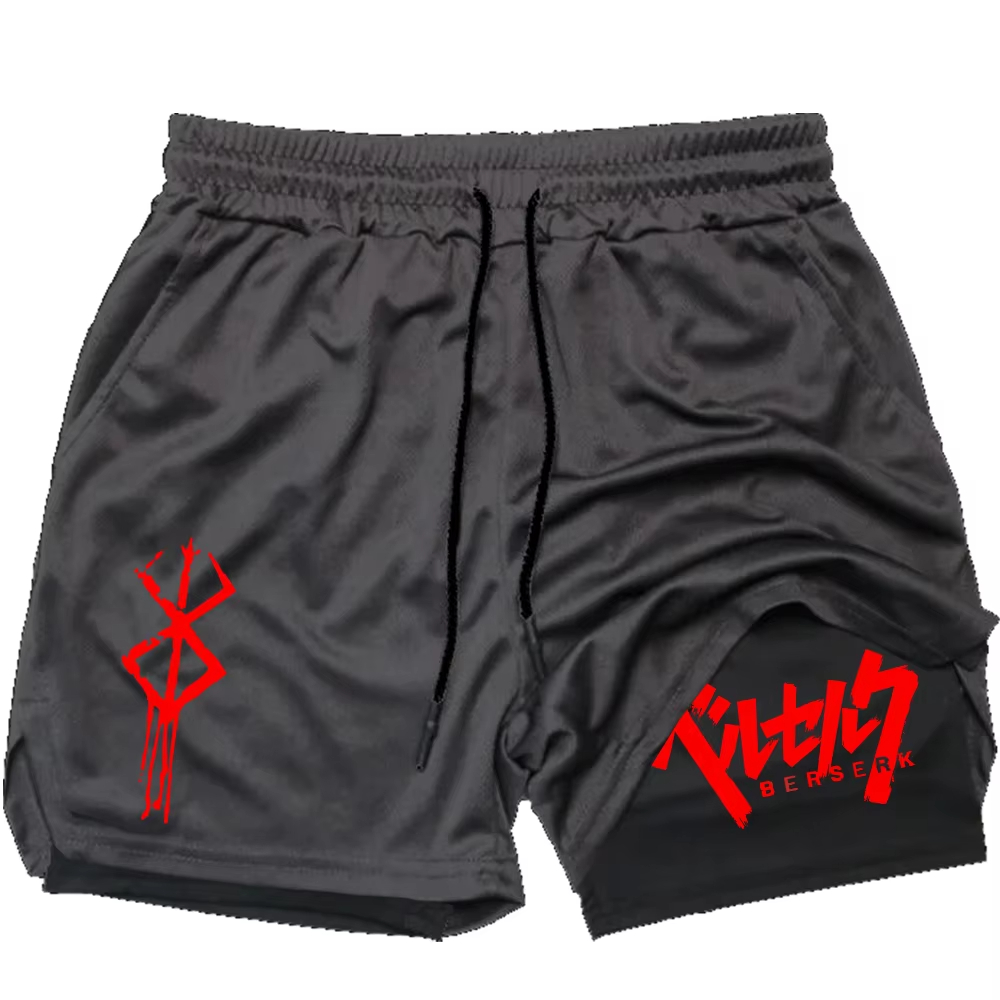 Compression Shorts Athletes - 남성용 2 in 1 컴프레션 쇼츠,