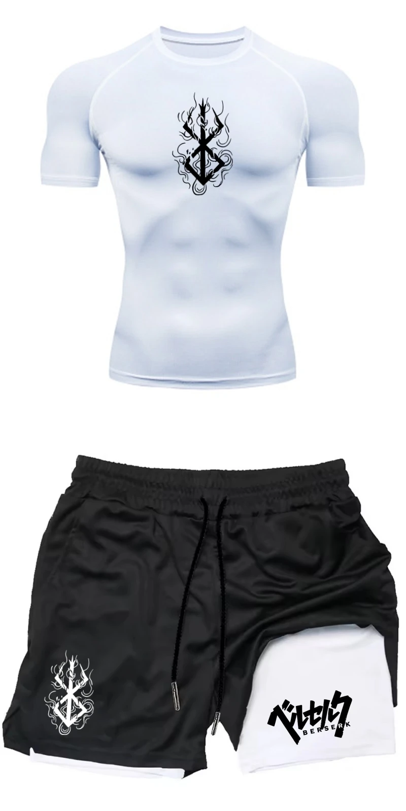 Compression Shorts Athletes - 남성용 여름 헬스 피트니스 트레이닝 운동복