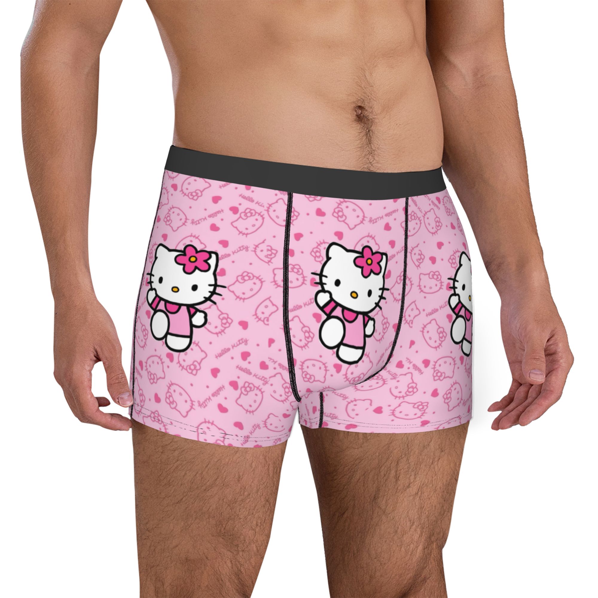 여자 고양이 속옷 남성용 프린트 핑크 귀여운 만화 캐릭 - Boxer Shorts Modal 리뷰 및 가격