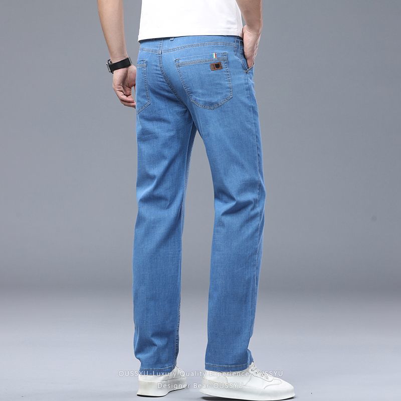 여름 얇은 남성 탄성 코튼 청바지 패션 비즈니스 스트레 - Levis Jeans 501 리뷰 및 가격