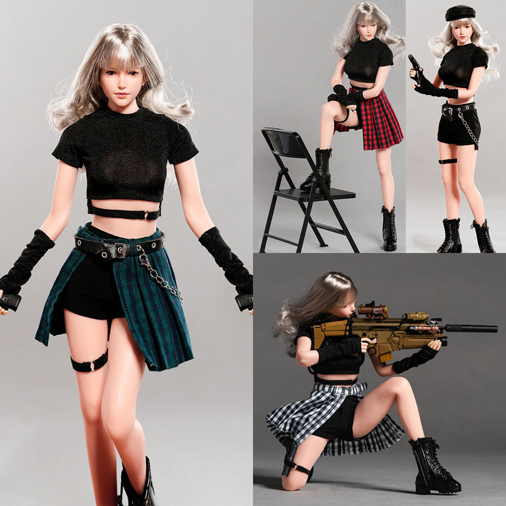Chili Toys 1/6 여성용 섹시한 타이트 반팔  - T Shirt Tight Fit 리뷰 및 가격